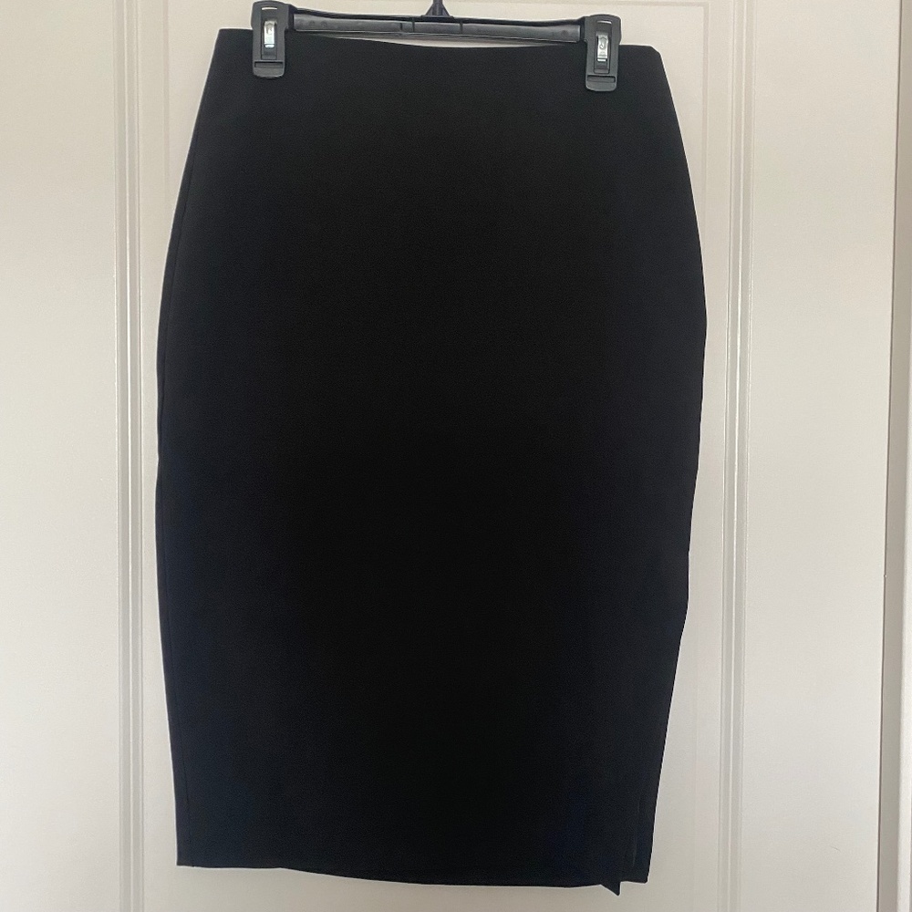 🔥HOT FIND🔥💋 NWT Express Women's Black Pencil Skirt with Side Slit